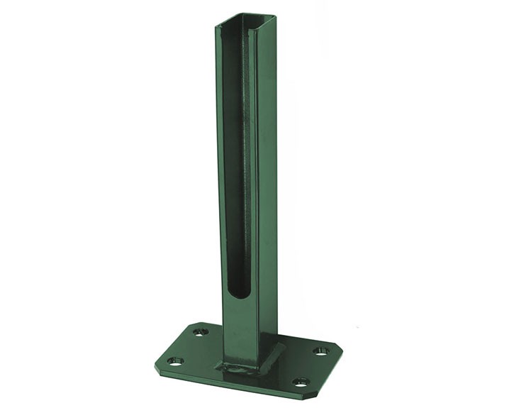 deutsche zauntechnik fussplatte